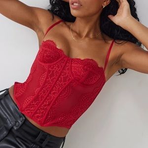 Urban Outfitters Out From Under Modern Love Corset size L